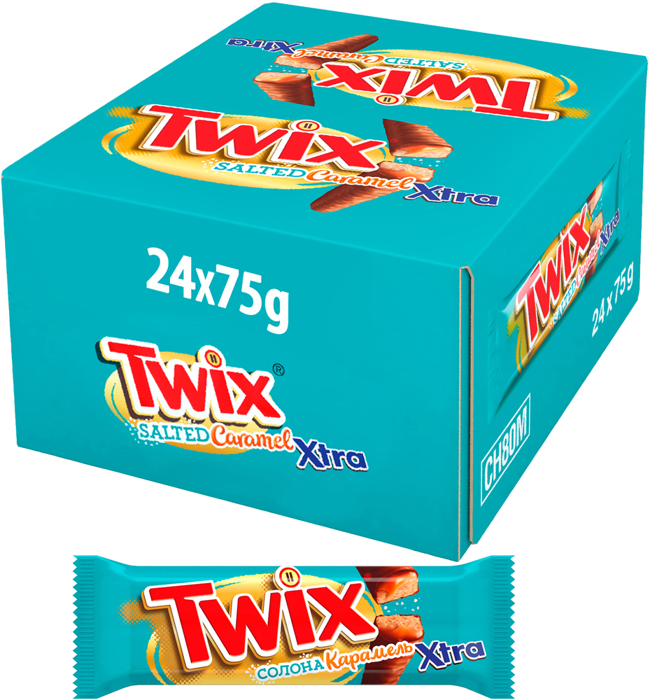 Упаковка батончиков Twix с соленой карамелью 75 г х 24 шт (5000159528887) –  купить в Украине - ROZETKA. Цены на Упаковка батончиков Twix с соленой  карамелью 75 г х 24 шт (5000159528887)