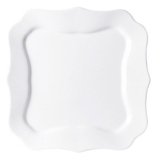 

Набор 6 десертных тарелок Luminarc Authentic White, квадратные 20.5см