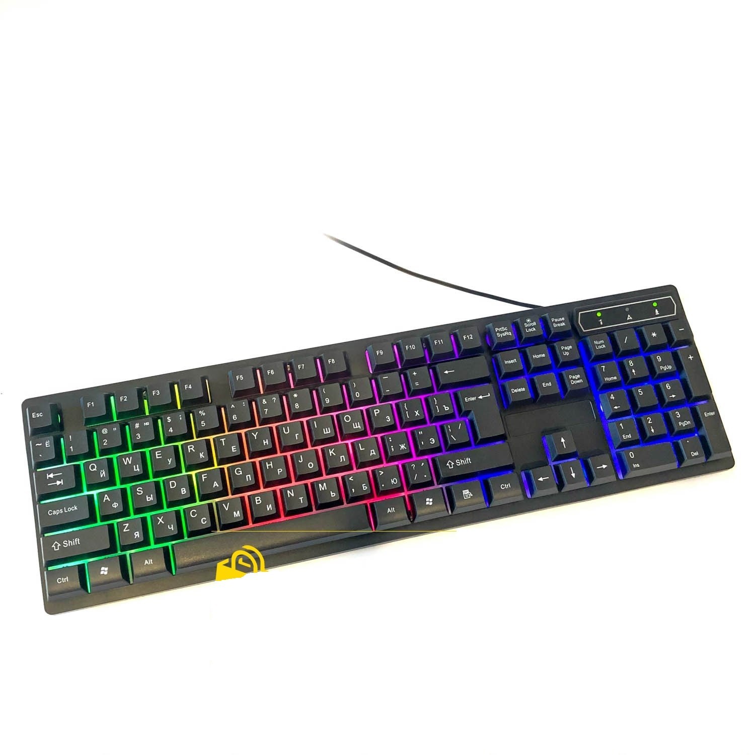 Клавиатура с LED подсветкой USB проводная UKC KR 6300 – фото, отзывы ...