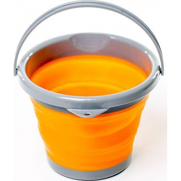 

Складное ведро силиконовое 5л. Tramp TRC-092 Orange