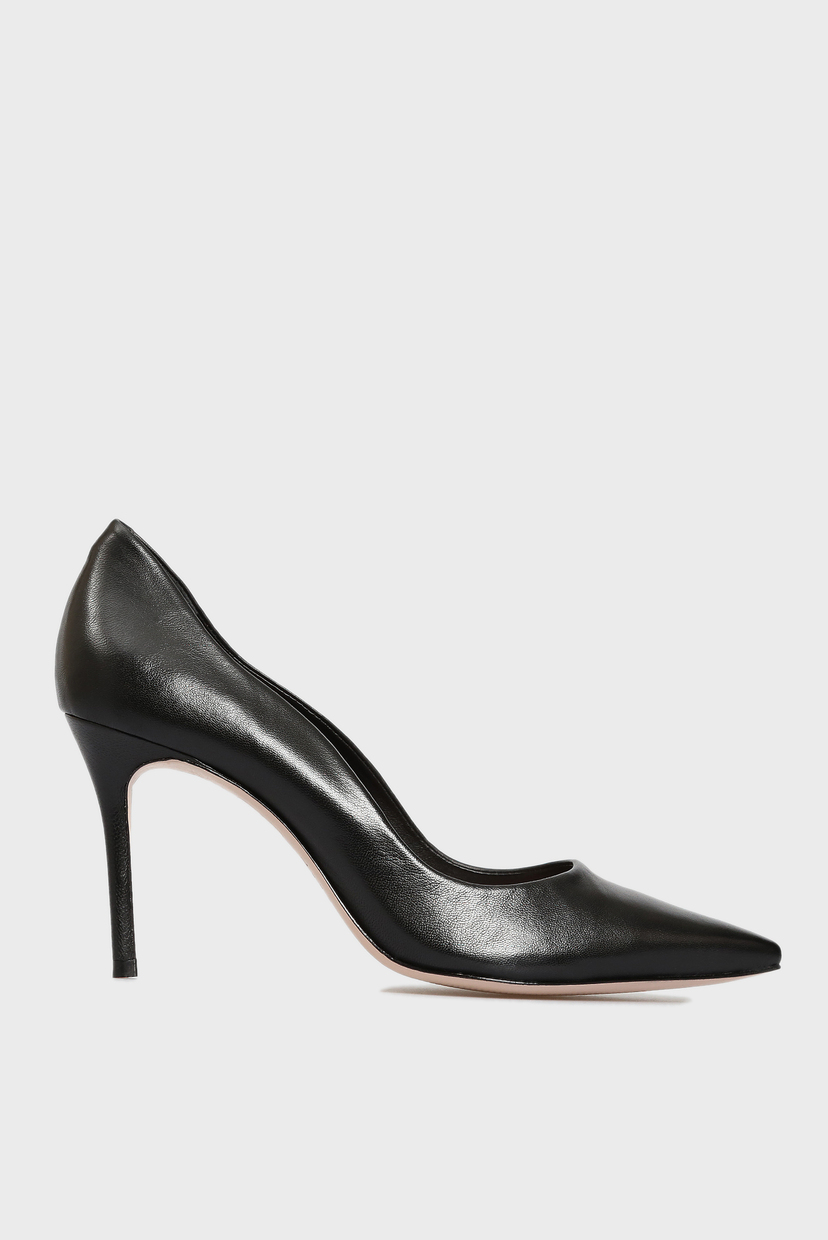 

Женские черные кожаные лодочки Schutz 37 S0309400040162U