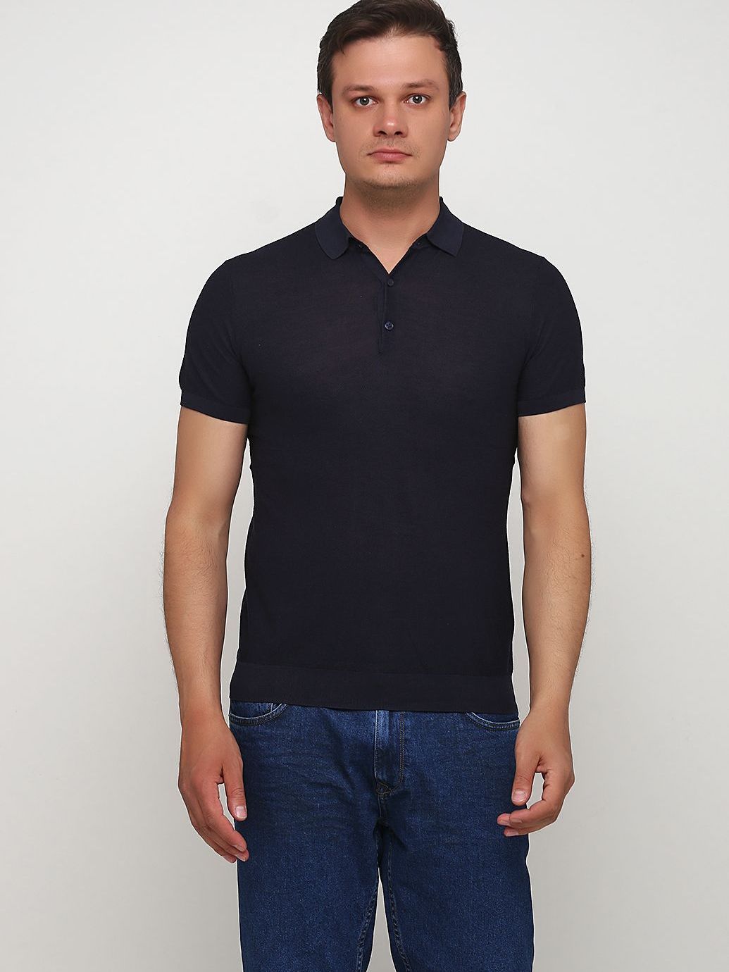 

Поло H&M 2755931RP6  Темно-синее, Поло H&M 2755931RP6 XS Темно-синее