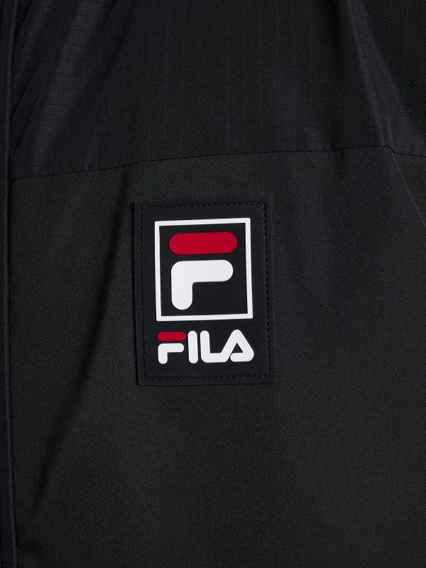 Pull fila noir et cheap rouge