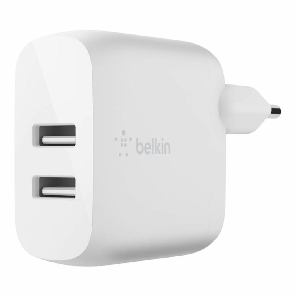 

Зарядное устройство Belkin Home Charger (24W) DUAL USB 2.4A, white