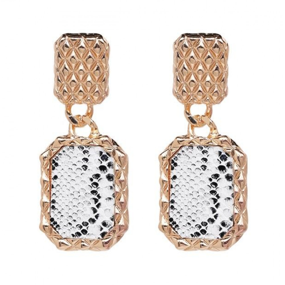 

Серьги Fashion со змеиным принтом MK0906