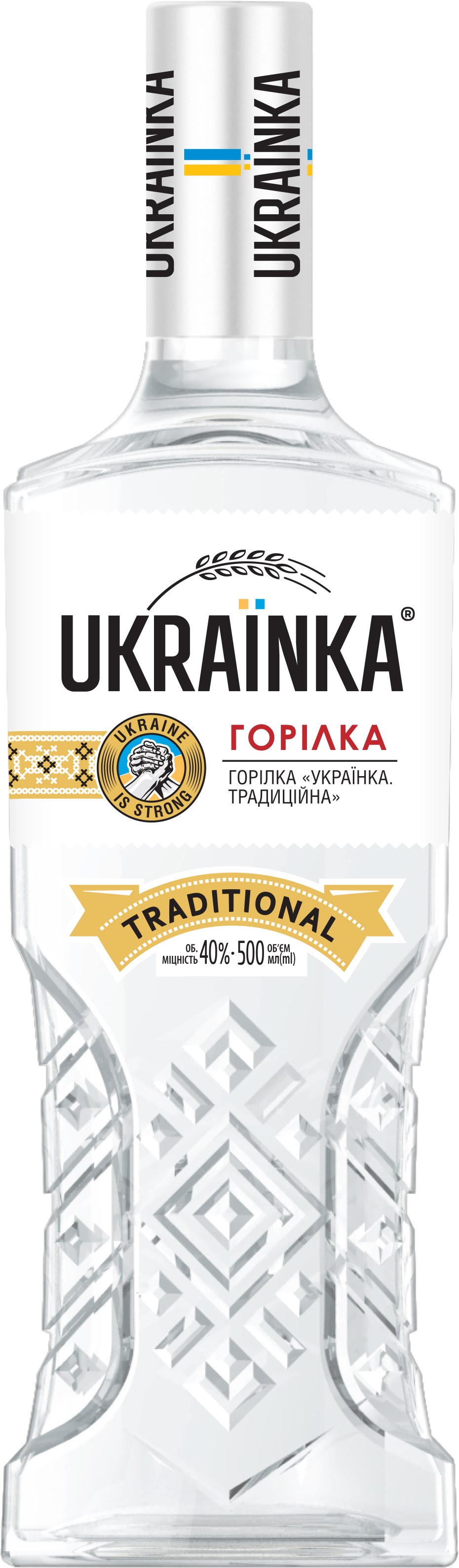 Горілка Ukrainka Традиційна 0.7 л 40% (4820235322380) – фото, відгуки ...