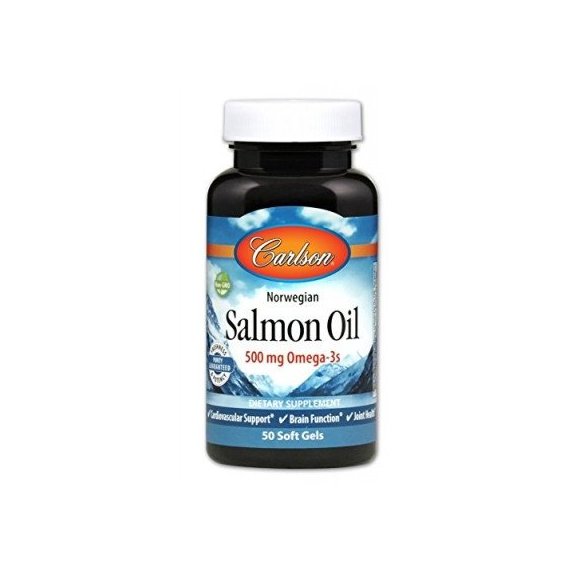 Жир лосося Carlson Labs Norwegian Salmon Oil 50 Soft Gels – фото ...