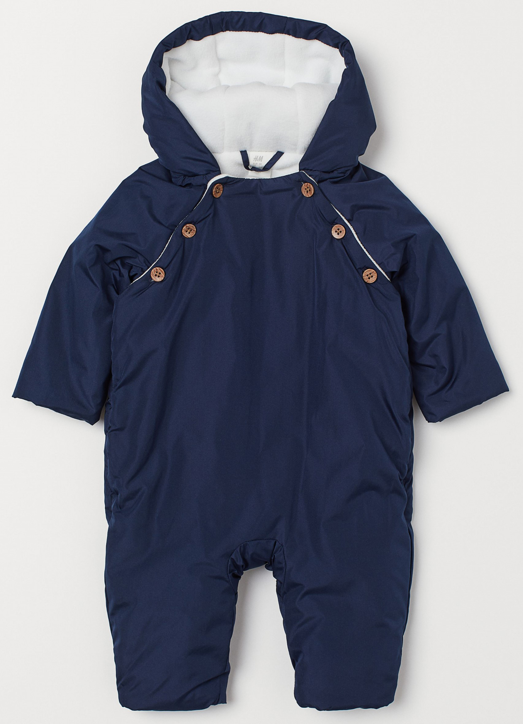 

Демисезонный комбинезон теплый H&M 7607960 74 см Темно-синий (hm00561525607)