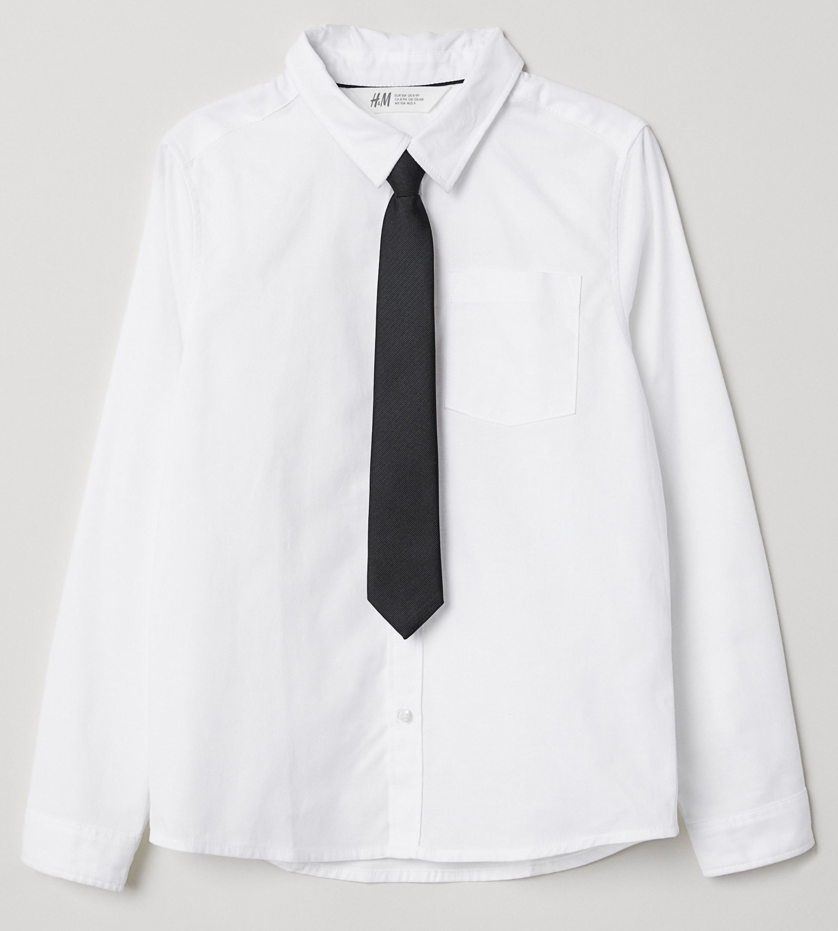 

Галстук H&M 632224 92-140 см Черный