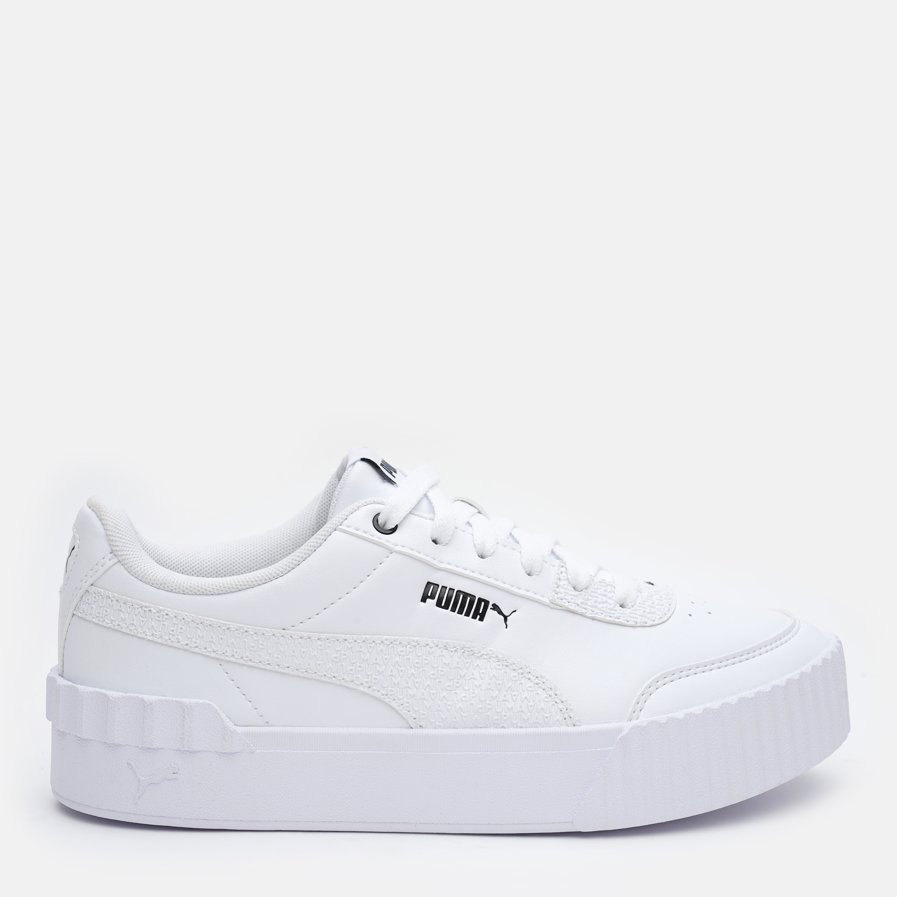 Акція на Жіночі кеди низькі Puma Carina Lift Mono 38640502 38 (5) 24 см Puma White-Puma Black від Rozetka