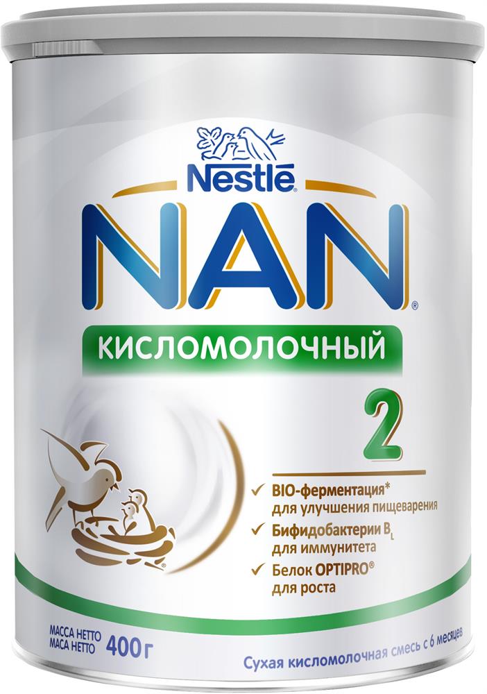Суміш Nestle NAN Кисломолочний 2 з 6 місяців 400 г (7613031583348 ...