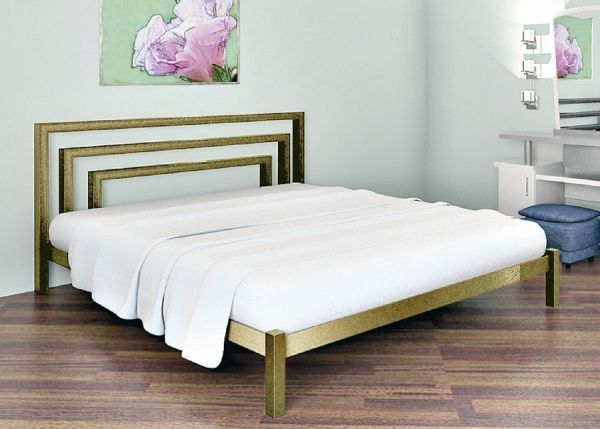 

Кровать Брио 1 Метакам Бежевый 160х190