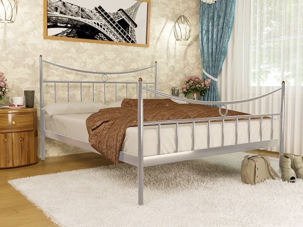 

Кровать Париж 2 Метакам Алюминий 80х190