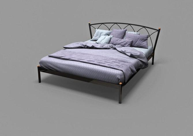 

Кровать JASMINE-1 Метакам Черный 120х200