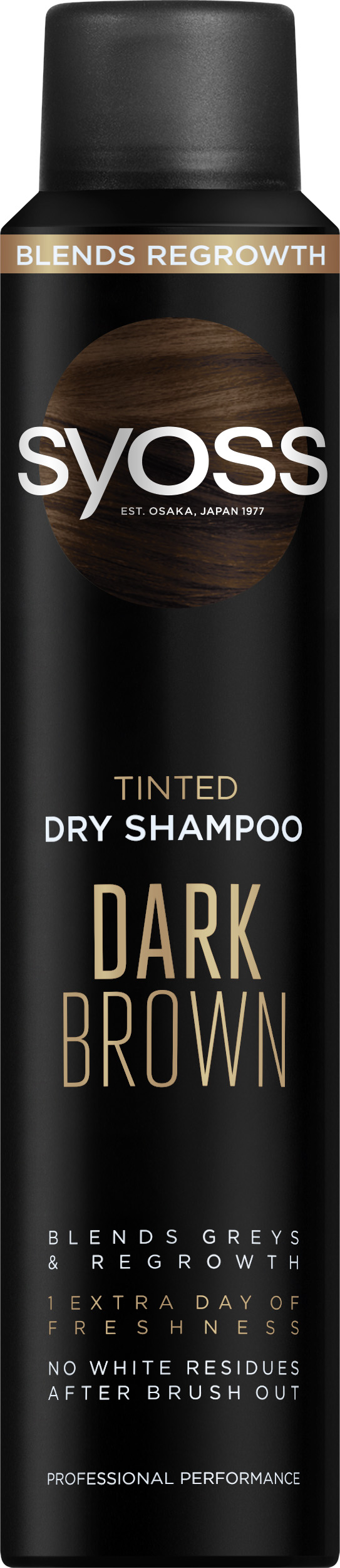 Сухой шампунь SYOSS Dark Brown с тонирующим эффектом 200 мл ...