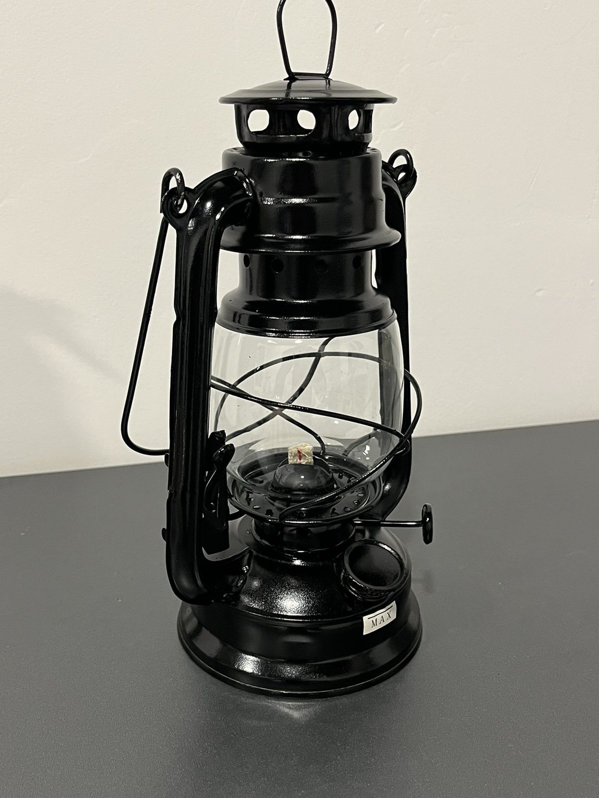 Керасинова/Гасова лампа Metrox 24 см Черный + Подарунок (Додатковий .