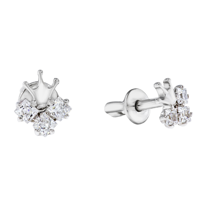 

Серьги-пусеты Diamant с1642с