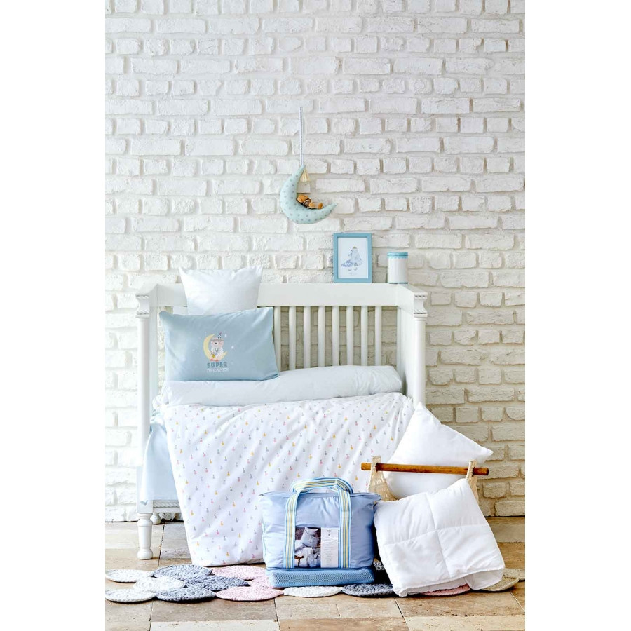 

Детский набор в кроватку для младенцев Karaca Home - Dreamer mint ментоловый (7 предметов)