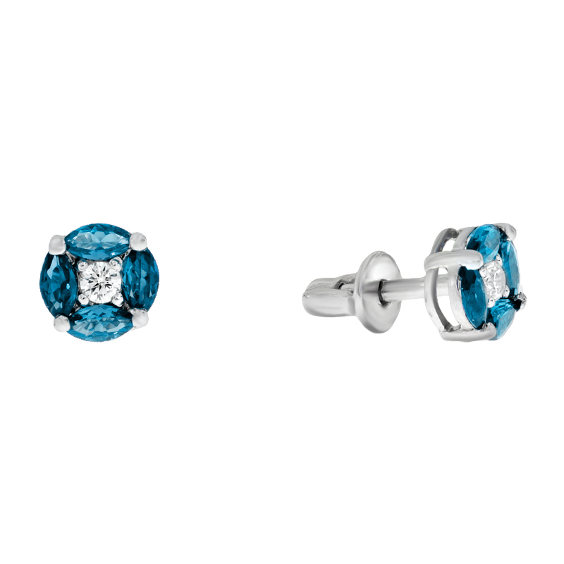 

Серьги-пусеты Diamant с1593-02с