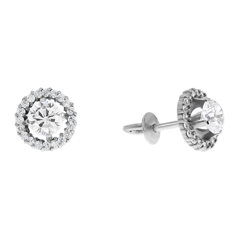 

Серьги-пусеты Diamant с1135с