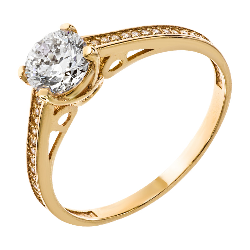 

Кольцо помолвочное Diamant к2610 15.0