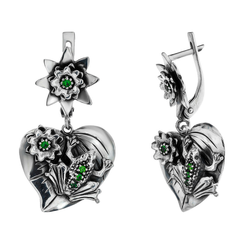

Серьги-подвески Diamant С0706-06с