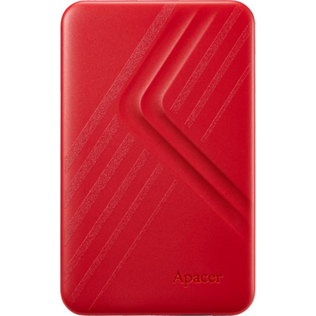 

Жорсткий диск зовнішній Apacer USB 3.2 Gen1 AC236 2TB 2,5" Червоний (AP2TBAC236R-1)