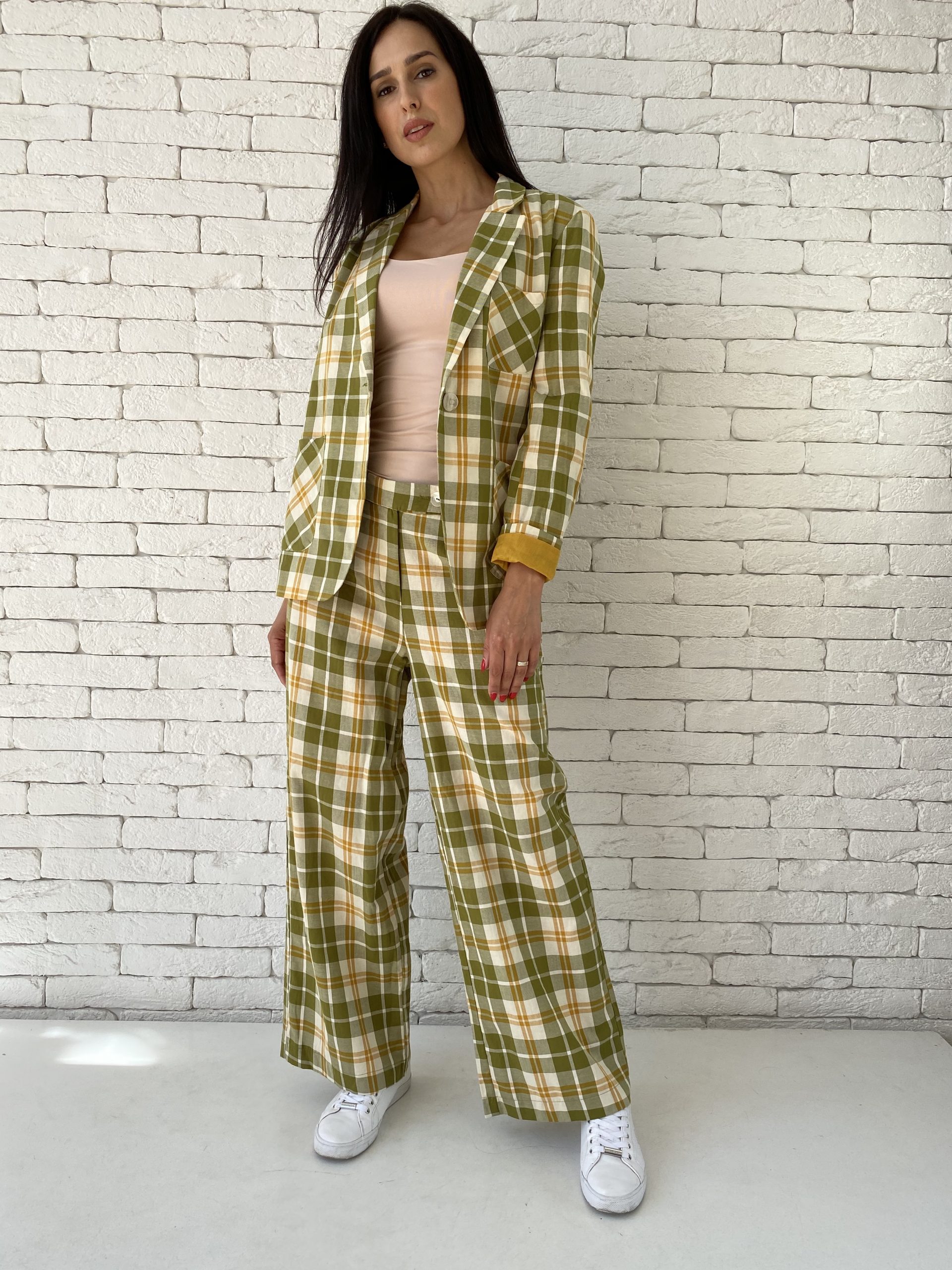 

Костюм демисезонный NORMCORE М в клетку салатовый