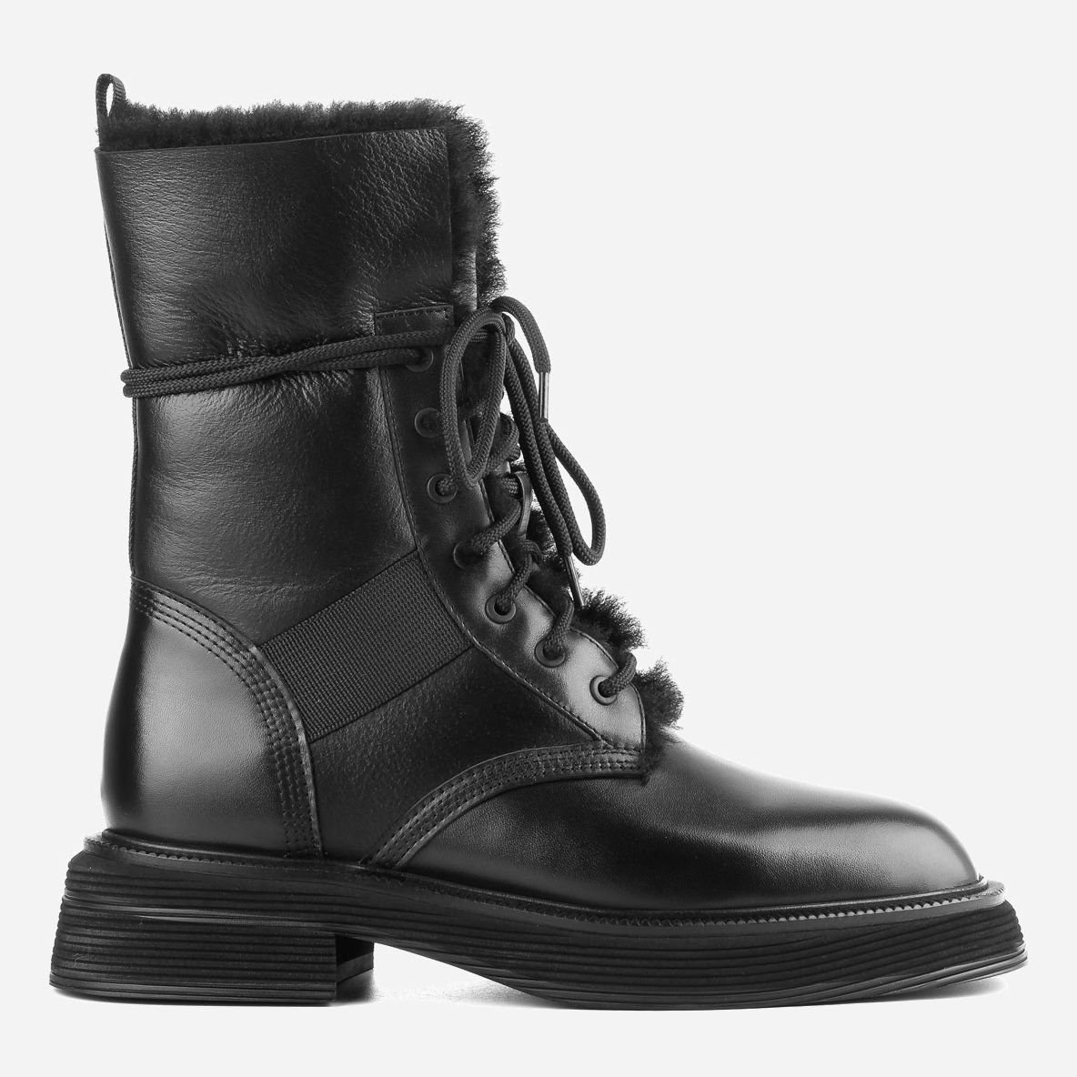Акція на Жіночі зимові черевики високі Le'BERDES 00000015329 38 24.5 см Чорні від Rozetka