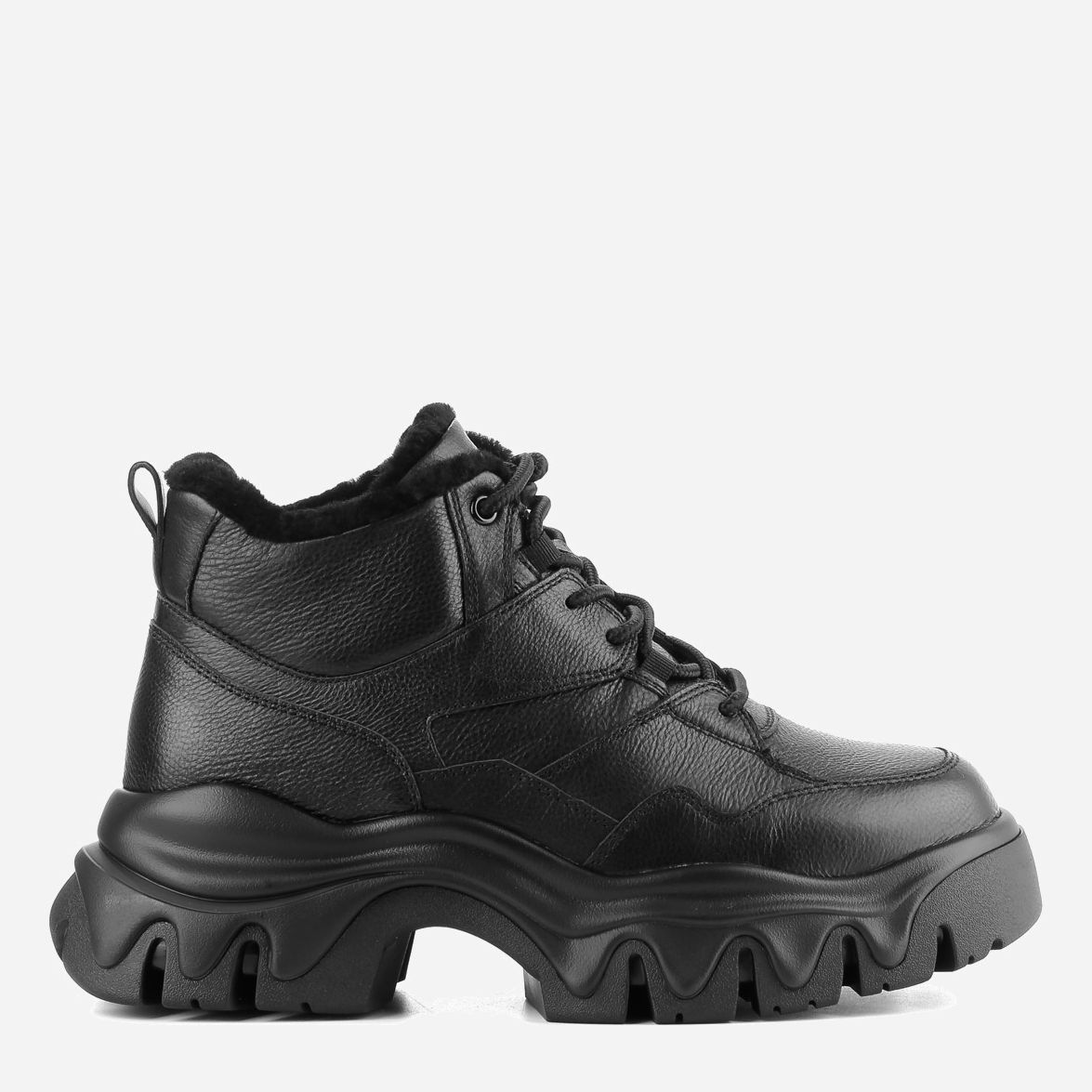 Акція на Жіночі зимові черевики низькі Le'BERDES 00000015261 36 23.5 см Чорні від Rozetka