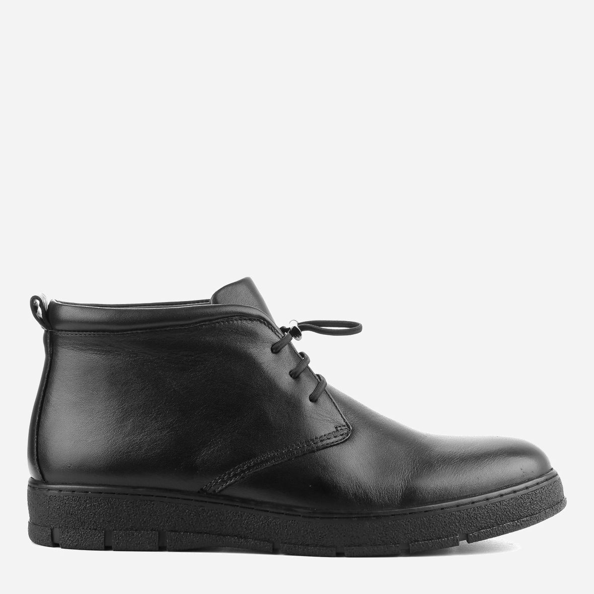 Акция на Чоловічі зимові черевики низькі Le'BERDES 00000015229 40 26.5 см Чорні от Rozetka