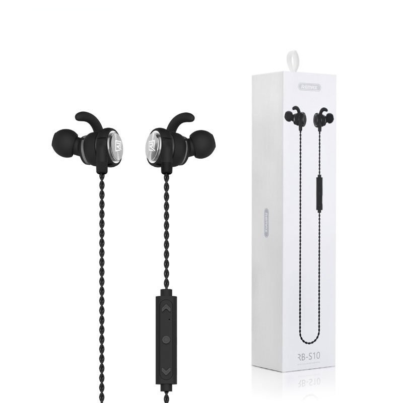 

Bluetooth гарнитура Remax RB-S10 Черная (30688)