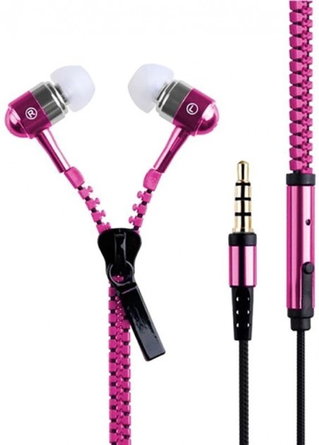 

Гарнитура Zipper Змейка Розовая (29326)