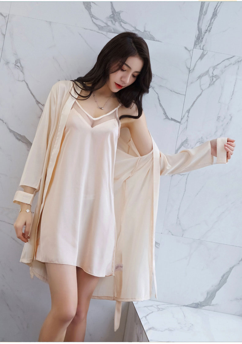 

Комплект домашний женский 2 в 1 Lust Berni Fashion (M) Кремовый