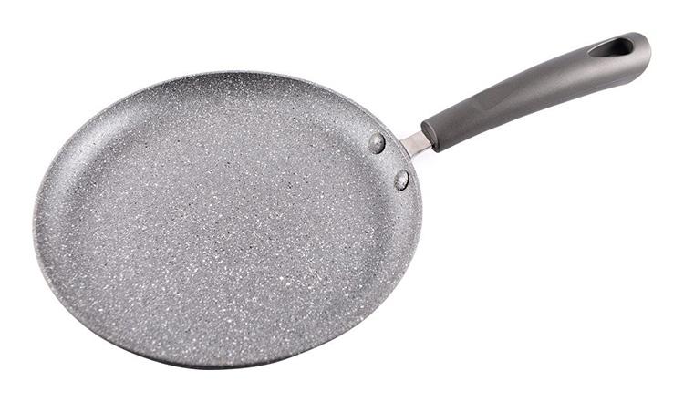 

Сковорода блинная Fissman Grey Stone Ø23см с антипригарным покрытием Platinum (PSG_FN-AL-4976)