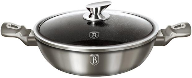 

Сотейник Berlinger Haus Carbon Ø32см со стеклянной крышкой, мраморное покрытие (PSG_BH-1242N)
