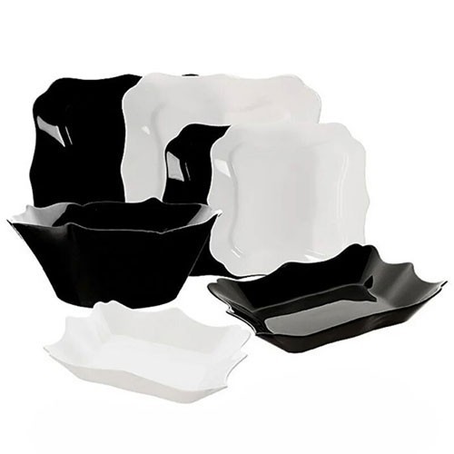 

Сервиз столовый Luminarc Authentic Black&White 19 предметов стеклокерамика