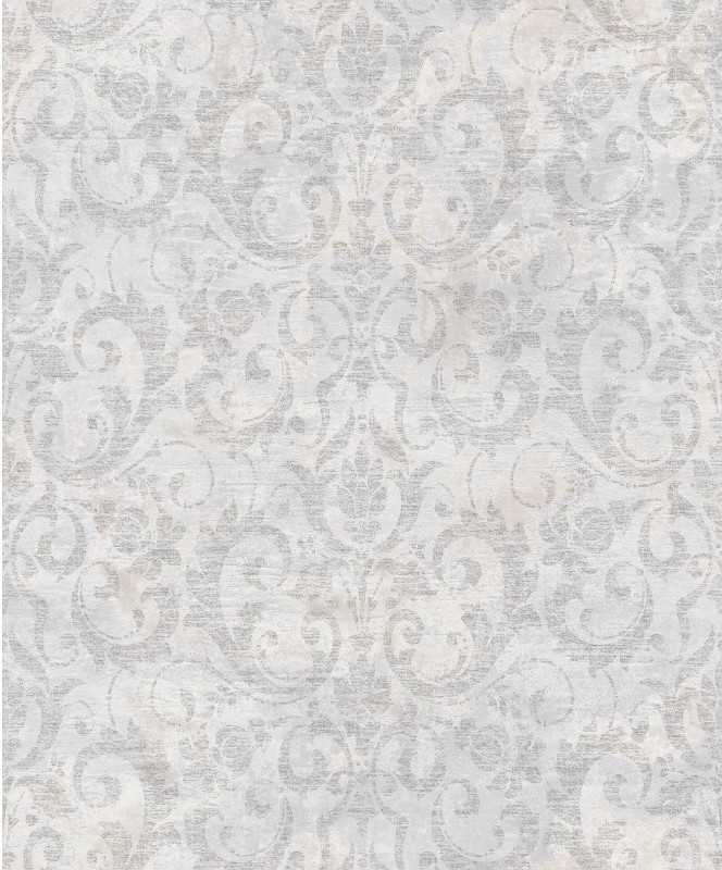 

Бумажные обои (Экологическичистые обои) Decoprint Ecodeco Essentials EE22557 серый дамаск