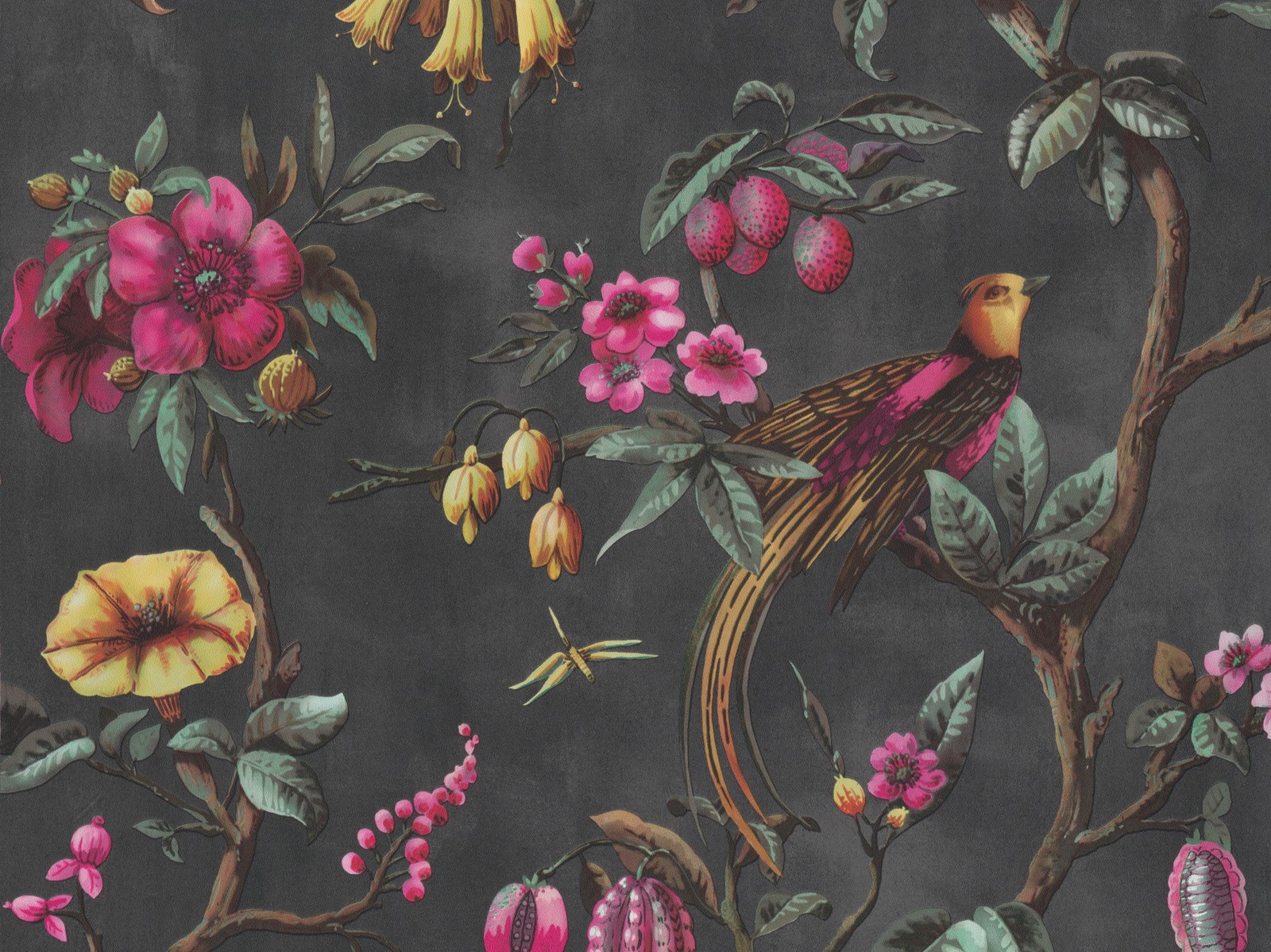 

Виниловые обои на флизилиновой основе BN International Fiore 220441 черный обои ветки