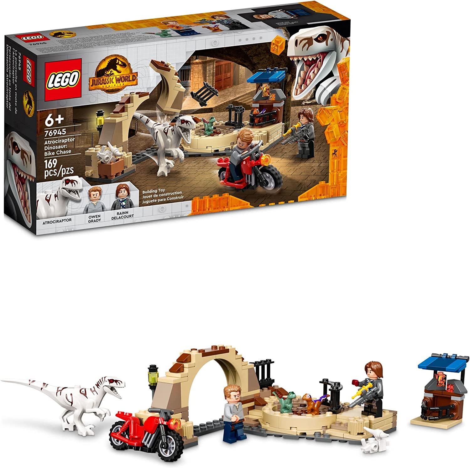 Конструктор Лего Динозавр Атроцираптор Lego Jurassic World Atrociraptor ...