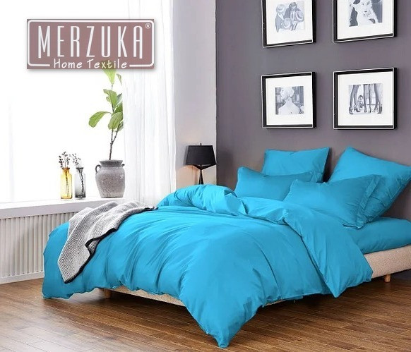

Качественный постельный комплект MERZUKA ранфорс люкс "Laguna" Евро