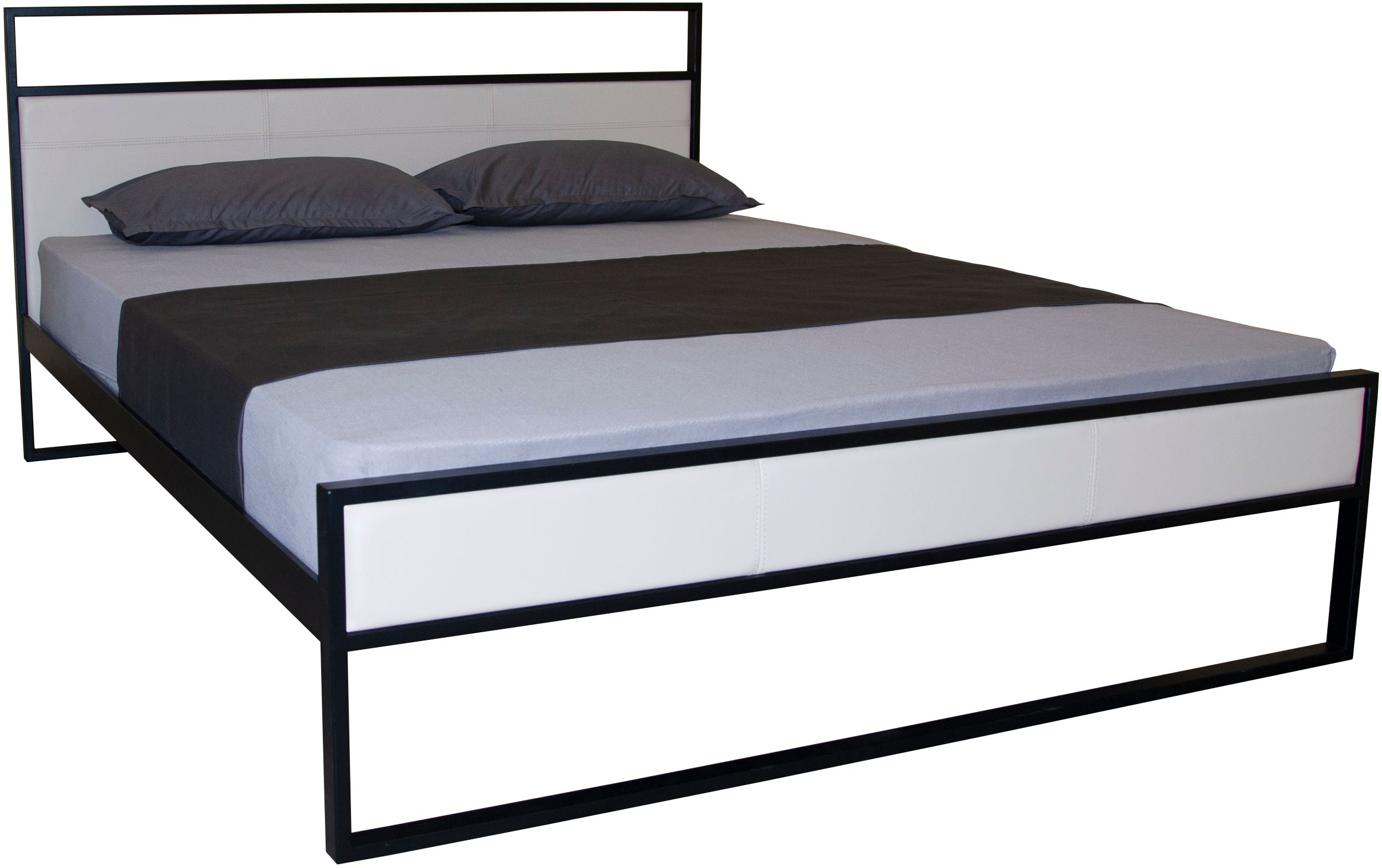 

Двуспальная кровать Eagle Narva 160 х 200 Black/white (Е3704)