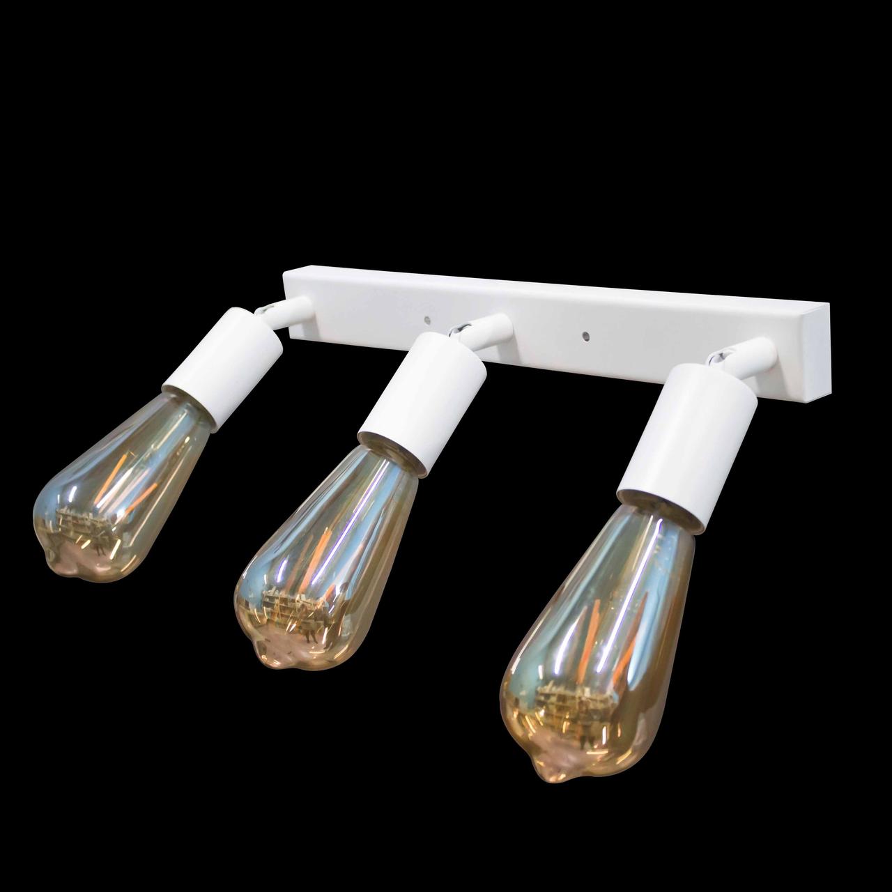 

Светильник в стиле лофт с поворотным механизмом NL 1222-3 W MSK Electric