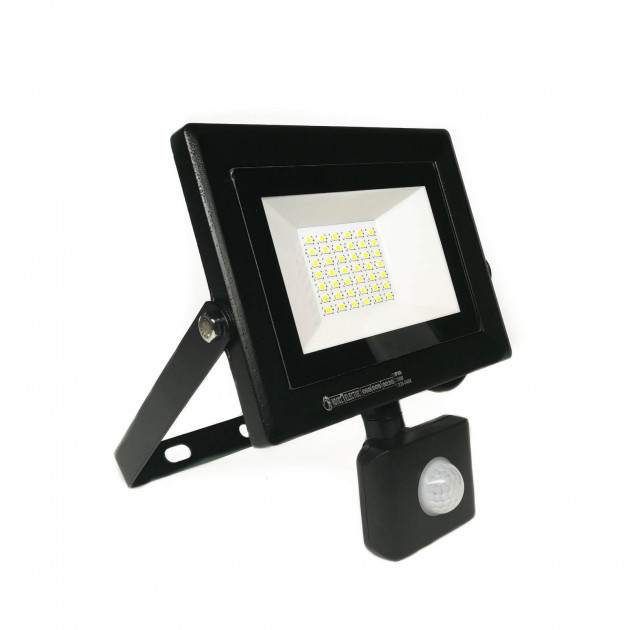 

Прожектор светодиодный Horoz Electric Pars/S-30 с датчиком движения 30W 6400K ІР65 2400Lm (068-009-0030)