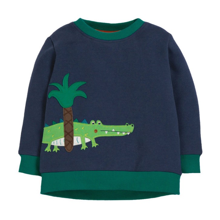 

Свитшот детский Crocodile Little Maven (116 / 6 лет) Синий