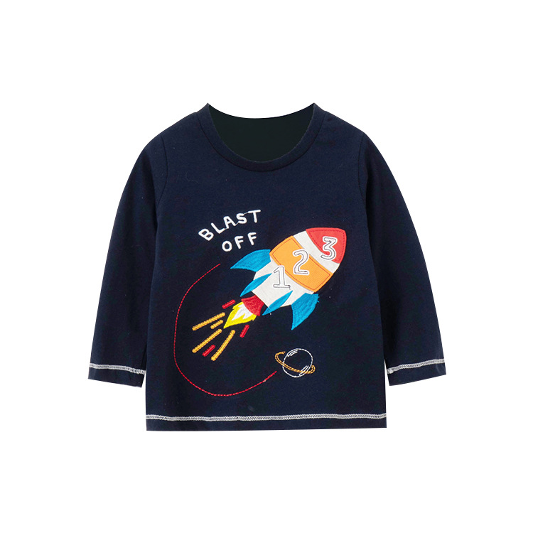 

Лонгслив для мальчика Blast off Malwee (140) Синий