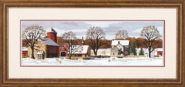 

Набір для вишивання хрестиком "Мальовнича ферма//Scenic Farm" DIMENSIONS 03841