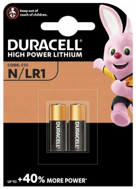 Лужна  Duracell N/LR1, 1.5 V, блістер 2шт – фото, відгуки .