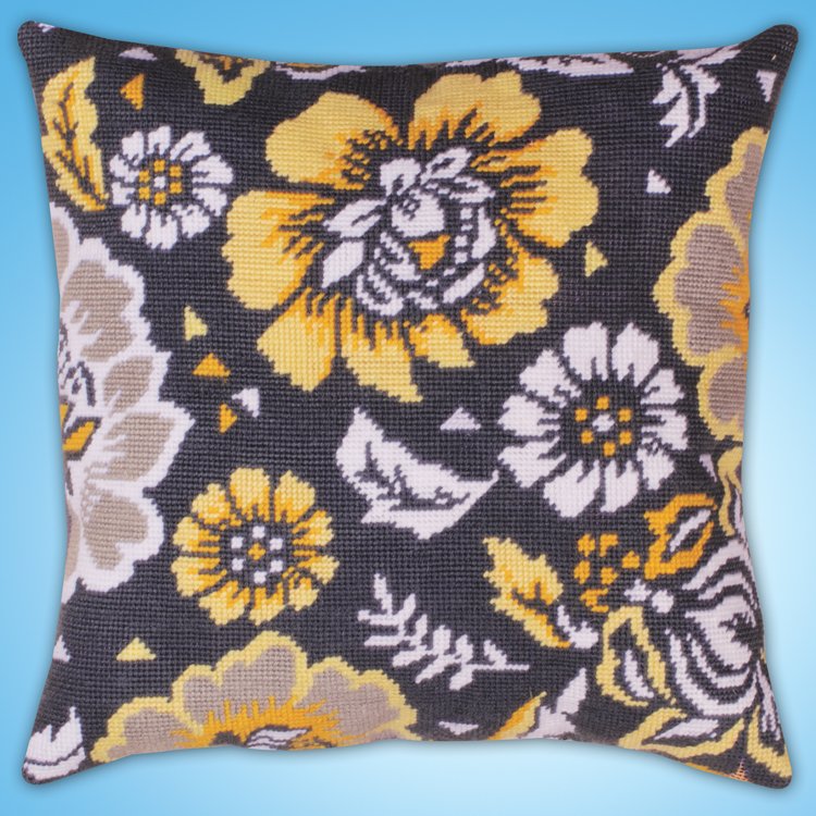 

Набір для вишивання гобеленом "Yellow Floral//Жовті квіти" Design Works dw2559