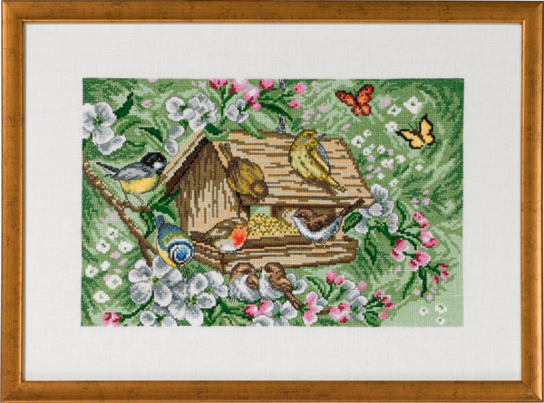 

Набір для вишивання "Будиночок для птахів в саду (Bird house Garden)" Permin 70-9395